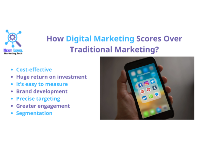 How digital Marketing scores over traditional marketing