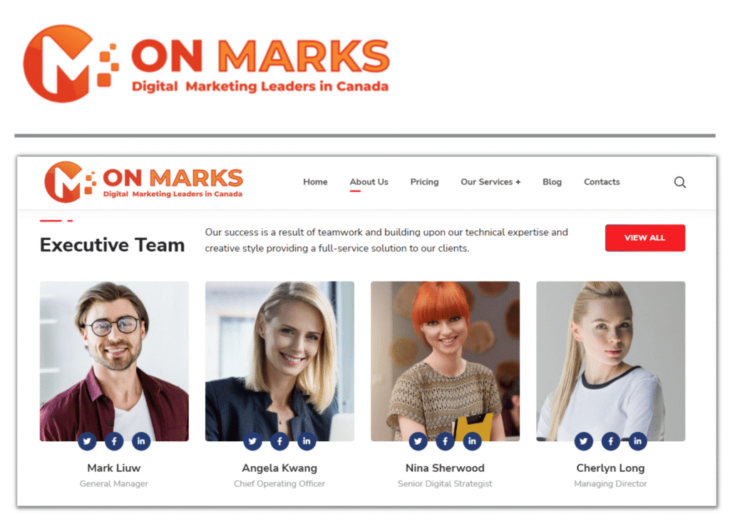 Website Development Portfolio - On marks