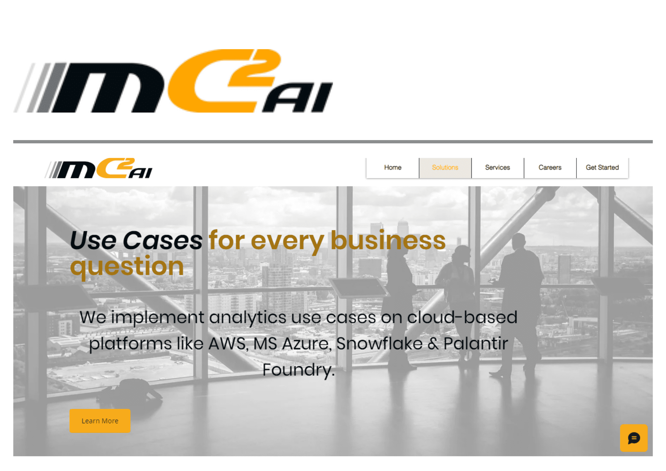 Mcsquared.AI Website Development Portfolio
