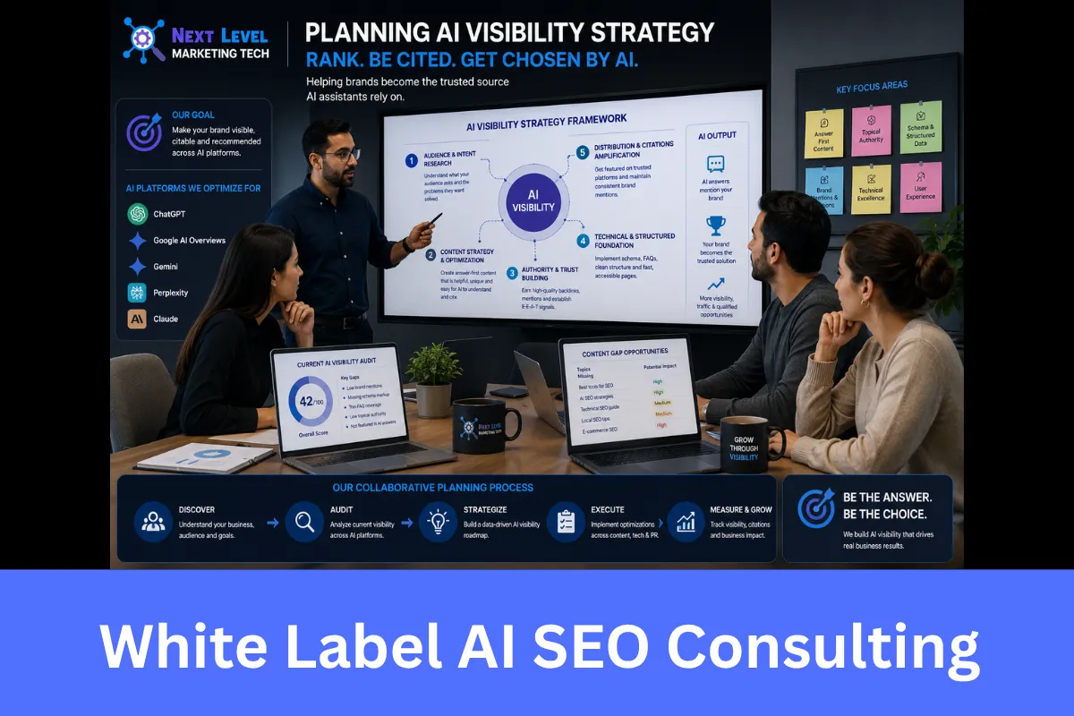 White Label AI SEO Consulting services for agencies