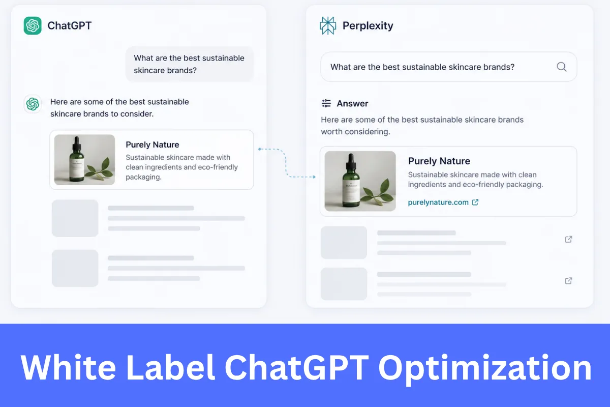 White Label ChatGPT Optimization services for agencies