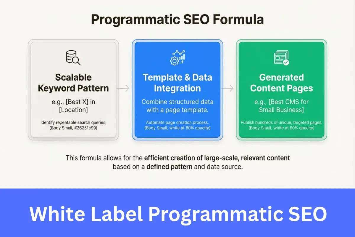 White Label Programmatic SEO services for agencies