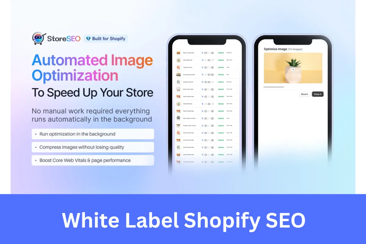 White Label Shopify SEO services for agencies